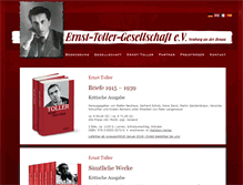 Tablet Screenshot of ernst-toller.de